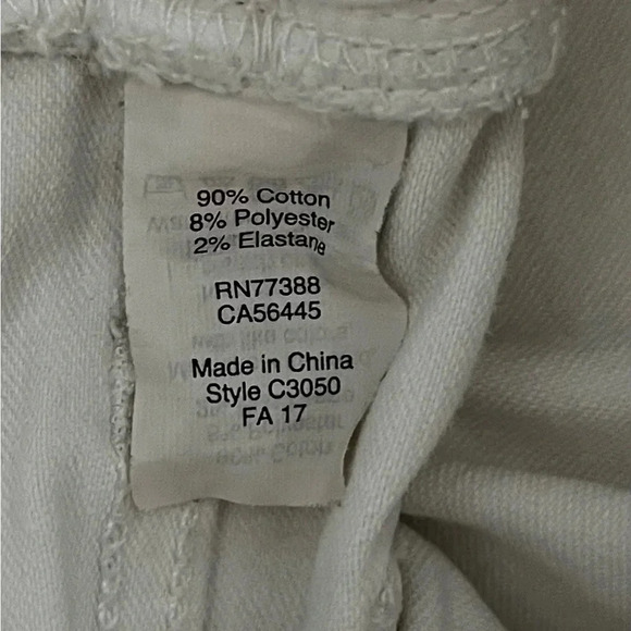 Madewell Tall 9" High-Rise white Skinny Jeans size 27T - Picture 9 of 14